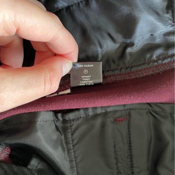 Ann Taylor Burgundy Trousers - Picture 6 of 8